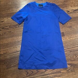 Cynthia Rowley 100% Silk Blue Mini Dress Size 6